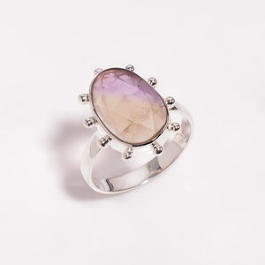 Anillo antiguo de Plata de Ley 925 a la moda, piedra preciosa Natural hecha a mano, joyería de rutilo dorado, suministro único de exportador personalizado para fiesta - Product Image 3