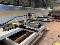 Machine de polissage de pierre automatique multi-têtes GBDM-3000N avec PLC et moteur pour granit et marbre