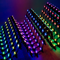 2024 nouvelle technologie intérieur extérieur transparent LED film écran PCB conseil flexible doux incurvé rideau transparent led écran