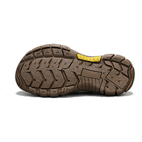Sandales de randonnée pour hommes, chaussures de sport d'été, chaussures de plage antidérapantes, respirantes, à bout fermé, en cuir tendance
