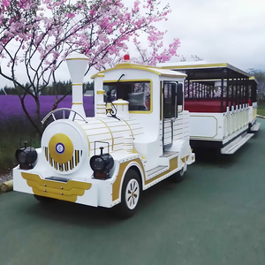 Tren turístico sin rieles para parques de atracciones, trenes de atracciones en venta - Product Image 2