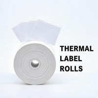 Étiquettes thermiques directes colorées, sans BPA, 2x1 3x2 4x6 pouces, adhésif amovible, pour le marquage des codes-barres, des inventaires et des étiquettes de prix