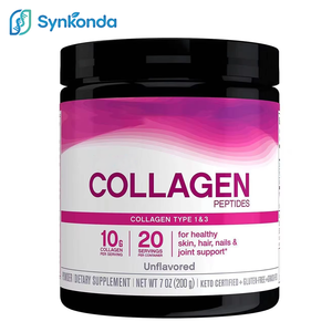 Poudre de collagène peptidique 200g, produits de beauté, complément alimentaire pour femmes, pour femmes enceintes, soutien de la peau, des cheveux, des ongles et des articulations - Product Image 1