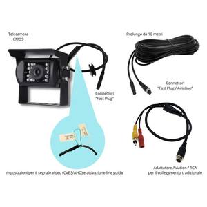 Caméra de recul sans fil RCM04AHQ pour voitures, angle de vue de 170 degrés, capteur de stationnement HD, radar de recul, IP68, assistance au stationnement - Product Image 6