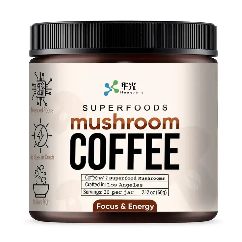 Cheap Price OEM Private Label Ganoderma Coffee Instant Reishi Mushroom Coffee Extract Powder Organic Lions Mane Mushroom Coffee