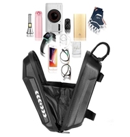 Sacs de guidon de vélo imperméables moulés en EVA personnalisés, fermeture éclair en métal/plastique durable, design antichoc, couleur personnalisée