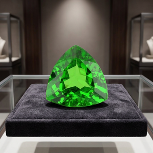 พลอยแซฟไฟร์ได้รับการรับรองจาก Tanzanite ขนาด3มม. 6มม. ล้านล้านล้านเจียระไนจากธรรมชาติ (โกเมนสีเขียว) - Product Image 3