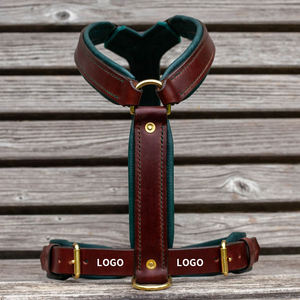 Arnés de Cuero Vegano Personalizable para Perro, Hecho a Mano con Logo Personalizado, Venta al por Mayor, Nuevo Diseño para Perros - Product Image 1