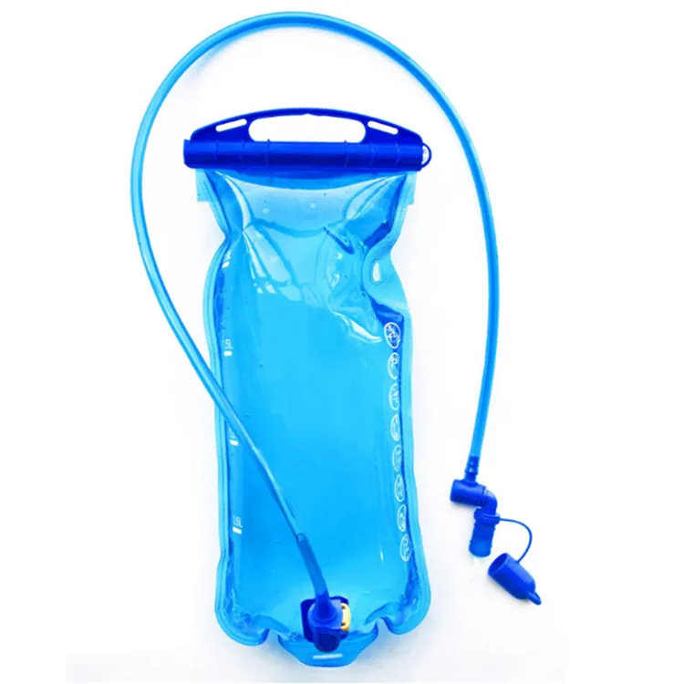 FT2085 прозрачный синий 2L проточной водой питьевой воды сумка мочевого пузыря 2L Quick Release стиль сумка для хранения воды