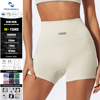 Shorts de yoga taille haute respirants pour femmes, effet ventre plat et rehaussement des fesses, sans coutures, extensibles dans quatre directions, pour la gym, la course et le quotidien