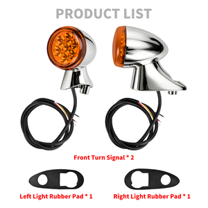 Luz LED <span class=keywords><strong>de</strong></span> Señal <span class=keywords><strong>de</strong></span> Giro Delantera para Motocicleta, 4 Cables, Luz <span class=keywords><strong>de</strong></span> Freno Intermitente para Harley Touring Road Glide FLTRX 15-UP Personalizada - Product Image 3