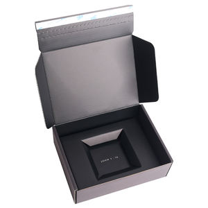 Enveloppes postales recyclables à fermeture éclair, dossiers <span class=keywords><strong>en</strong></span> <span class=keywords><strong>carton</strong></span> ondulé imprimés recto-verso, auto-scellantes avec lamination mate et insert - Product Image 1