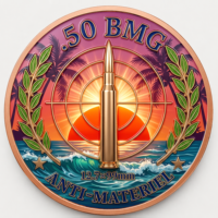 Médaille commémorative de collection spéciale 3D en cuivre fin 999 de 1 oz, en forme de balle, avec relief haut et finition UV anti-décoloration