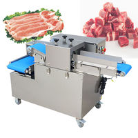 Trancheuse à viande haute performance, coupeuse de viande fraîche en bandes, machine à couper la viande en cubes