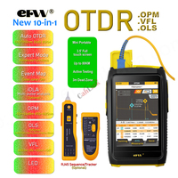 Mini OTDR OFW, Probador de Fibra Óptica Activa en Vivo, 1550nm 20dB, Reflectómetro de Fibra Óptica con Pantalla Táctil, OPM, VFL, OLS, Probador PM FTTH TCP