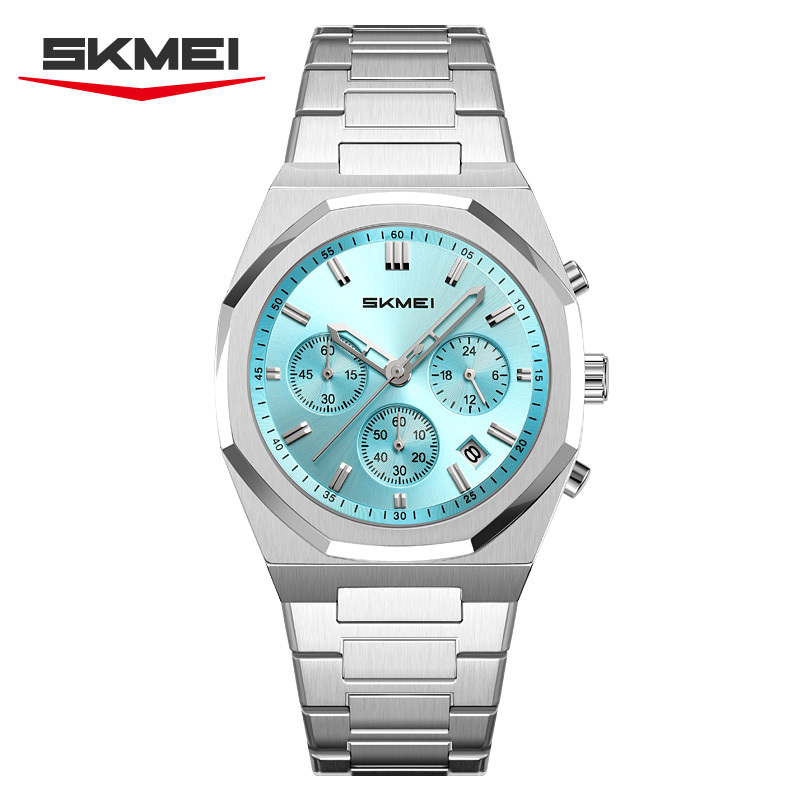 silver/ light blue