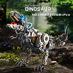 MJI 13087 Dragón Mecánico Tiranosaurio, Bloques de Construcción Creativos, Modelo de Rompecabezas Educativo para Niños, Juego de Bloques de Plástico - Product Image 2