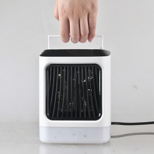<span class=keywords><strong>espacio</strong></span> de escritorio eléctrico con luz LED RGB/exhibición <span class=keywords><strong>temporal</strong></span> Digital, calentador de ventilador eléctrico práctico - Product Image 5