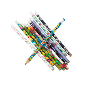 Crayons HB mignons de <span class=keywords><strong>dessin</strong></span> animé, fournitures scolaires pour étudiants, ensemble de crayons de <span class=keywords><strong>dessin</strong></span> pour étudiants, crayons standard mignons avec gomme et carte - Product Image 5