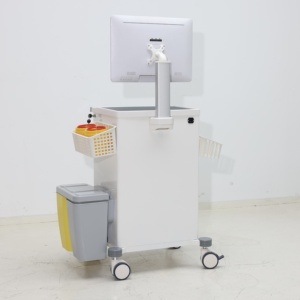 Carrito <span class=keywords><strong>de</strong></span> Documentación <span class=keywords><strong>de</strong></span> Enfermería Moderno ABS con Brazo Ajustable para Monitor y Sistema <span class=keywords><strong>de</strong></span> Separación <span class=keywords><strong>de</strong></span> Residuos Médicos para Hospitales y Supermercados - Product Image 5