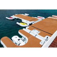 Superyacht Plate-forme gonflable bateau Dock Yacht Gonflable Mega Dock îles flottantes gonflables