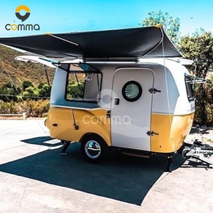<span class=keywords><strong>Petite</strong></span> mini <span class=keywords><strong>caravane</strong></span> en forme de larme remorque <span class=keywords><strong>américaine</strong></span> vente camping-car avec couchettes voyage tout-terrain aluminium - Product Image 1