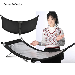 Diffuser Réflecteur Incurvé 24x70 Pouces pour la Photographie et la Vidéo en Studio avec Réflecteurs Noir, Argent, Blanc et Or - Product Image 3