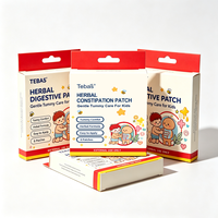 Patch corporel à base de plantes Tebas, patch omblical en tissu non tissé doux, certifié CE, hypoallergénique, confortable, pour usage quotidien, OEM ODM, vente en gros