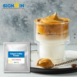 Ingrédients pour café dalgona émulsionné et moelleux SIGNWIN, emballage en sachet aluminium pour pâtisserie - Product Image 1