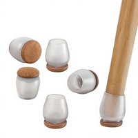 Protections de pieds de meubles en silicone anti-rayures, antidérapantes, réductrices de bruit pour pieds de table et de chaise de yacht