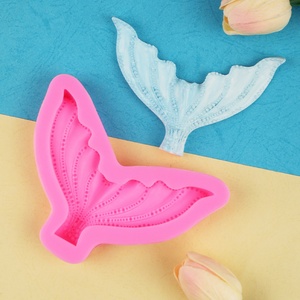 Molde de silicona epoxi con forma de cola de sirena para bricolaje, herramientas para colgantes, accesorios de joyería, moldes para decoración de teléfonos móviles, molde para pastel de chocolate - Product Image 6
