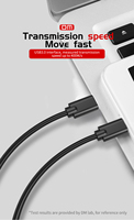 Cable USB 3.0 de Alta Velocidad, Cable de Datos con Transferencia de 400 MB/s, Resistente a Más de 10000 Flexiones, para Computadora Portátil, Disco Duro Externo