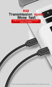 Câble <span class=keywords><strong>USB</strong></span> 3.0 haute vitesse, <span class=keywords><strong>cordon</strong></span> de données, transfert 400 Mo/s, test de flexion 10000+ cycles pour ordinateur portable, PC, <span class=keywords><strong>disque</strong></span> <span class=keywords><strong>dur</strong></span> <span class=keywords><strong>externe</strong></span> - Product Image 6