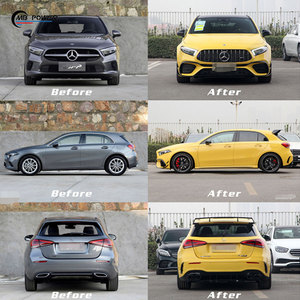 Nuovo Design Kit Carrozzeria per <span class=keywords><strong>Mercedes</strong></span> Classe <span class=keywords><strong>A</strong></span> W177 A45 Anno 2019, Paraurti Posteriore di Alta Qualità, Parte di Aggiornamento Esterno, Componenti Auto - Product Image 4