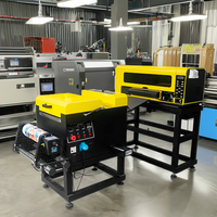 Rolle-zu-Rolle-Inkjet A3 DTF-Drucker mit Pulvers chüttler und Trockner Dual XP600 DTF T-Shirt-Drucker