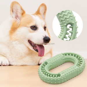 Nouveau jouet à mâcher pour chien en forme de O, jouet à mâcher pour chien en TPR pour nettoyer les dents des animaux de compagnie - Product Image 1