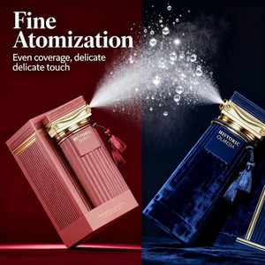 Set de Perfumes con Diseño Art Deco, Colección Exclusiva para Amantes del Perfume, Aroma Floral Sensual Intenso para Citas Nocturnas, Marca <span class=keywords><strong>Privada</strong></span> OEM 100ml - Product Image 4