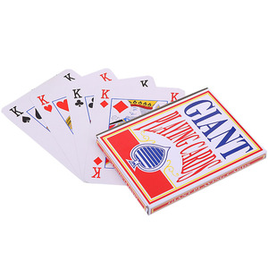 OEM/ODM <span class=keywords><strong>Precio</strong></span> bajo Venta Logotipo personalizado/Color Barato 57*87,63*87mm Naipes grandes - Product Image 1