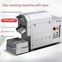 Machine industrielle à gaz pour torréfier les noix, les amandes, le cacao et les châtaignes, modèle rotatif à tambour, en promotion