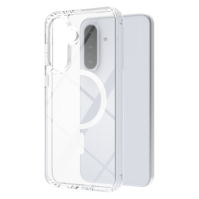 Crystal Clear Magnetic Hard Clear Case for Samsung Galaxy A56/A36 Anti Yellow Clear Phone Case for A16