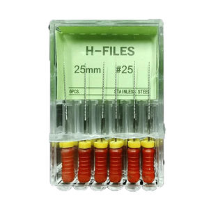 6 pezzi per uso dentale della mano H-Files in acciaio inossidabile file canalari endodontici strumenti dentista laboratorio dentale strumenti - Product Image 5