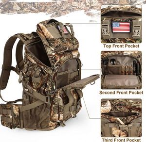 Échantillon Gratuit Sac à Dos Tactique à Fermeture Éclair avec Poignée Souple Molle Sport, Lampe Torche Amovible, Accessoires de Chasse, Sac à Dos 3P 36L - Product Image 2