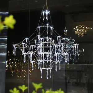 客厅吊灯星空餐厅灯现代设计感艺术法国楼梯埃及水晶吊灯