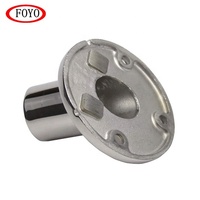 Accessoire de rail à base ronde en acier inoxydable 316 de la marque FOYO 30 °   Excellente résistance à la corrosion de l'eau salée pour accessoires de bateau/yacht/kayak/embarcation