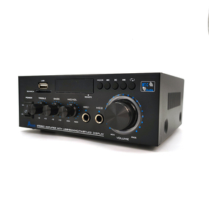 Nuevo Mini Amplificador <span class=keywords><strong>de</strong></span> <span class=keywords><strong>Sonido</strong></span> Metálico para el Hogar, Dos Vías, AK-45, Unidad Flash USB, Control Remoto Digital para Reproductor <span class=keywords><strong>de</strong></span> Sistema <span class=keywords><strong>de</strong></span> Audio Karaoke - Product Image 1