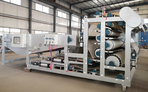 Phòng thí nghiệm thủy lực biosolids/bùn khử nước Thiết bị khử nước vành đai Báo Chí - Product Image 2
