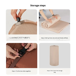 ที่นอนเป่าลมอัตโนมัติ PVC สำหรับกิจกรรมกลางแจ้ง ดีไซน์ตามหลักสรีรศาสตร์ ขนาดกะทัดรัด กันความชื้น เบาะลมหนาพิเศษสำหรับตั้งแคมป์ - Product Image 3