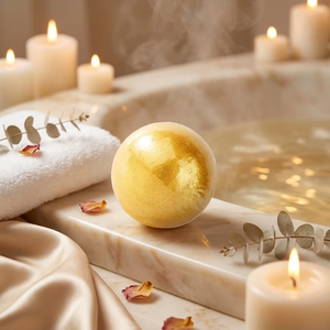 Bombes de bain pétillantes de luxe OEM Premium 190G, grand format, parfumées aux huiles essentielles, avec paillettes, pour femmes et hommes, relaxation - Product Image 2