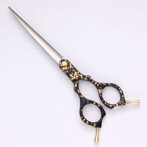 Tijeras asiáticas 70Z 440C para el cuidado de mascotas, herramienta de <span class=keywords><strong>corte</strong></span> de pelo para <span class=keywords><strong>perros</strong></span>, cizalla recta de 6,5 pulgadas y 7 pulgadas - Product Image 5