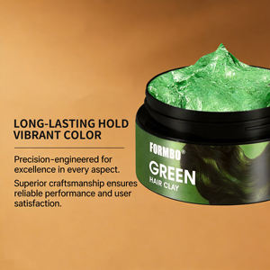 แว็กซ์และครีมย้อมผมชั่วคราวสีเขียวธรรมชาติ ติดทนนาน ใช้ง่าย จัดแต่งทรงได้ - Product Image 6
